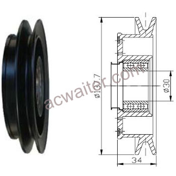 21-50069 Compressor: Denso10PA17C