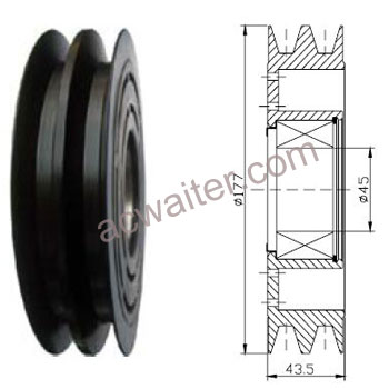 21-50090 Compressor: Denso10P30C