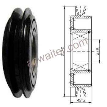 21-50091 Compressor: Denso10P30C