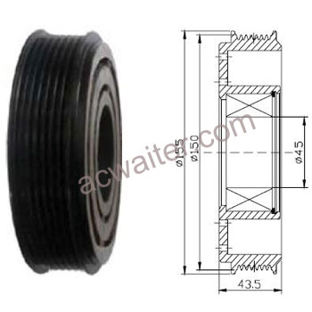 21-50092 Compressor: Denso10P30C