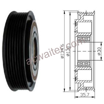 21-50096 Compressor: Denso10PA17C