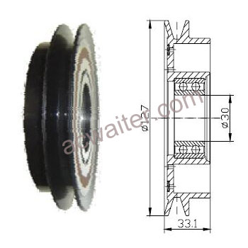 21-50136 Compressor: Denso10S15