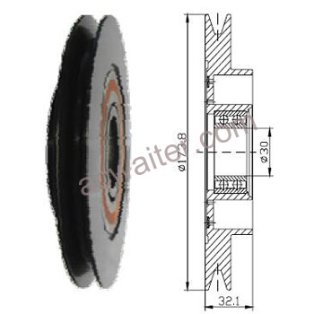 21-50137 Compressor: Denso10S15