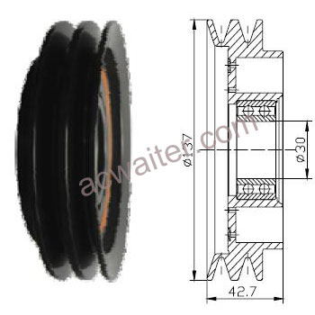 21-50139 Compressor: Denso10S15