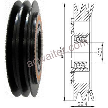 21-50148 Compressor: Denso10S15