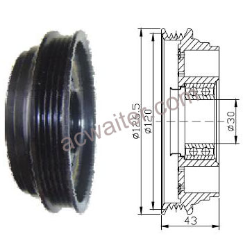 21-50155 Compressor: Denso10PA