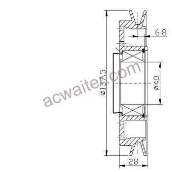 21-50177 Compressor: Denso10P13C