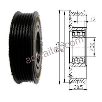 21-50195 Compressor: Denso10PA