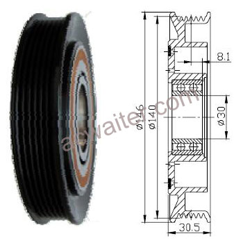 21-50196 Compressor: Denso10PA