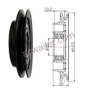 21-50237 Compressor: Denso10S08