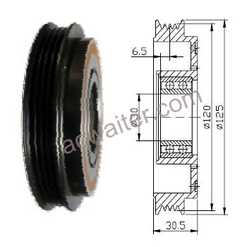 21-50245 Compressor: Denso10S13C