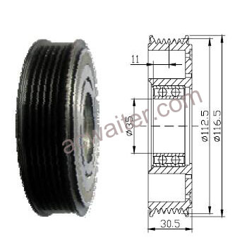 21-50250 Compressor: Denso7SBU
