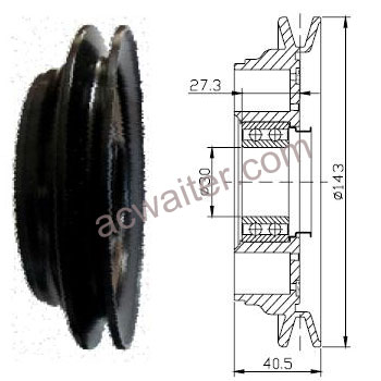 21-50259 Compressor: Denso10Pa17C