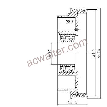 21-50264 Compressor: Denso10Pa17C