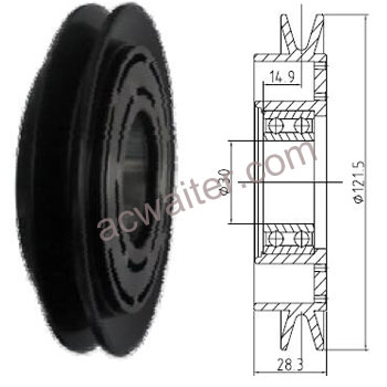 21-50266 Compressor: Denso10S11