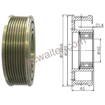 21-50378 Compressor: SandenSD508