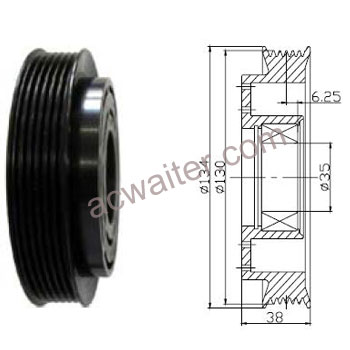 21-50414 Compressor: Sanden7H15