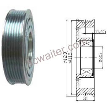 21-50427 Compressor: Sanden5H09