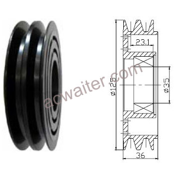 21-50429 Compressor: Sanden7H15