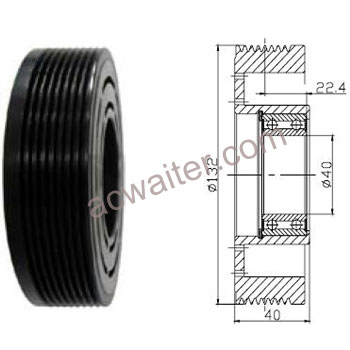 21-50431 Compressor: Sanden5H14