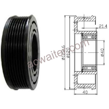 21-50432 Compressor: Sanden5H14