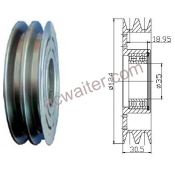21-50434 Compressor: SandenSD505