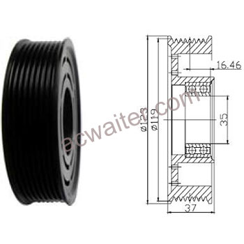 21-50438 Compressor: Sanden7H15