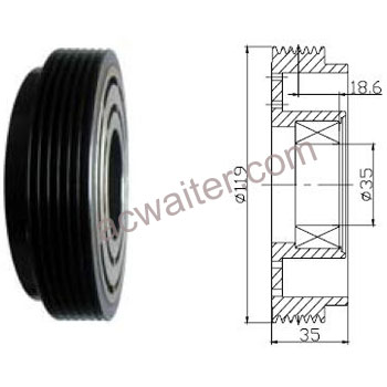 21-50441 Compressor: Sanden7H15