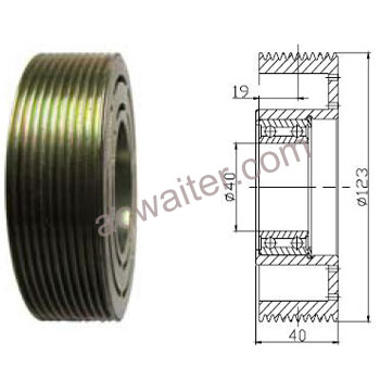 21-50449 Compressor: SandenSD508