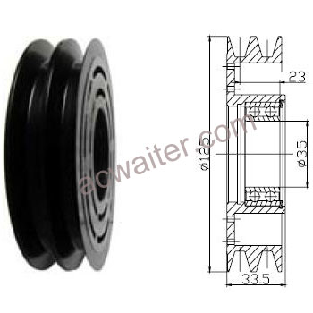21-50450 Compressor: SandenSD507