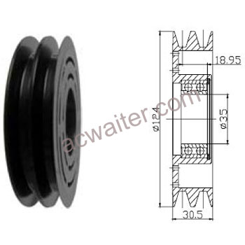 21-50452 Compressor: SandenSD505