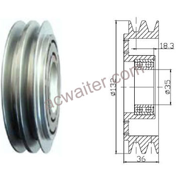 21-50458 Compressor: Sanden7H15