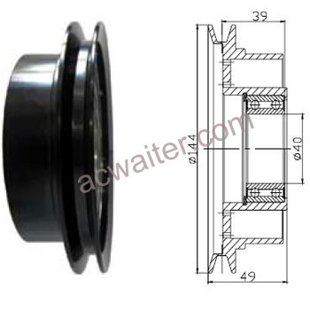 21-50461 Compressor: SandenSD508