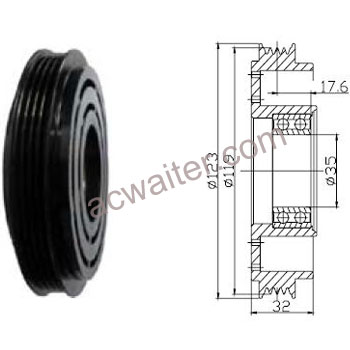 21-50468 Compressor: Sanden7H15