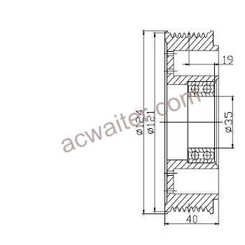 21-50470 Compressor: Sanden7H15