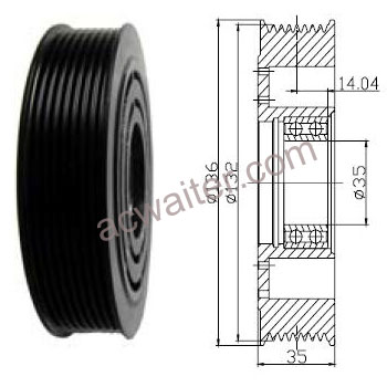 21-50471 Compressor: Sanden7H15