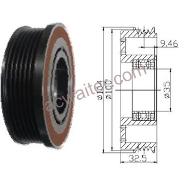 21-50482 Compressor: Sanden7B10
