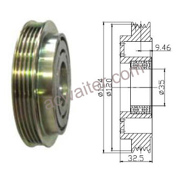 21-50483 Compressor: Sanden7B10