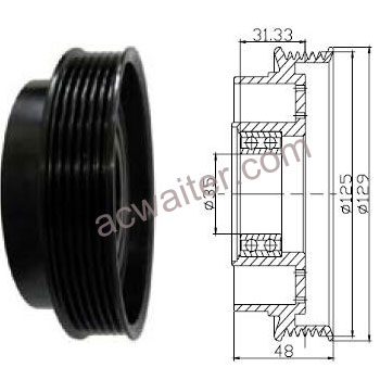 21-50494 Compressor: Sanden7H15