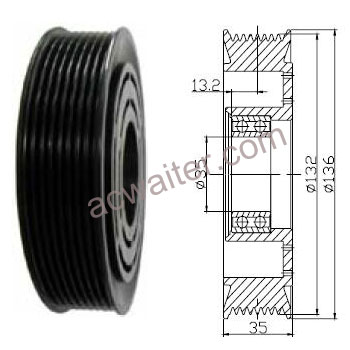 21-50499 Compressor: Sanden7H15