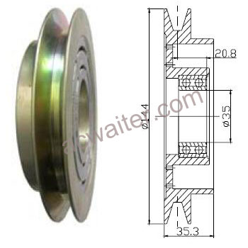 21-50500 Compressor: Sanden7H15