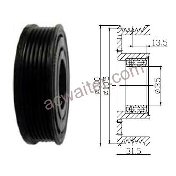 21-50514 Compressor: Harrison/DeplhiCVC