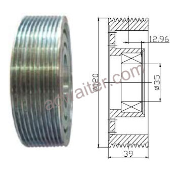 21-50526 Compressor: Sanden7H15