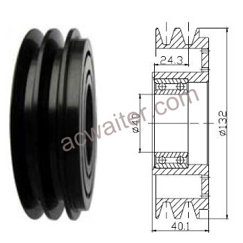 21-50529 Compressor: SandenSD508