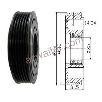 21-50540 Compressor: Harrison/DeplhiCVC