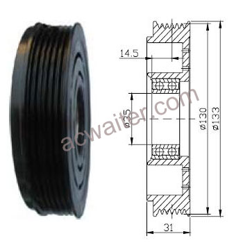 21-50542 Compressor: Sanden7V16