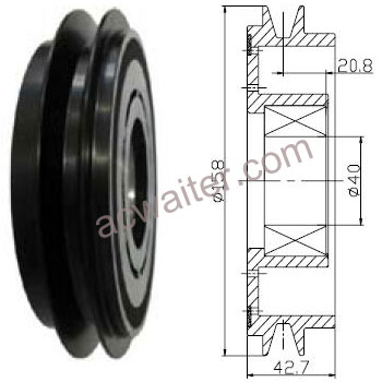 21-50593 Compressor: ZexelDKS32/TM31