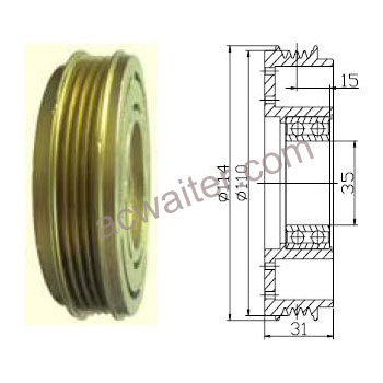 21-50597 Compressor: ZexelDKV14D