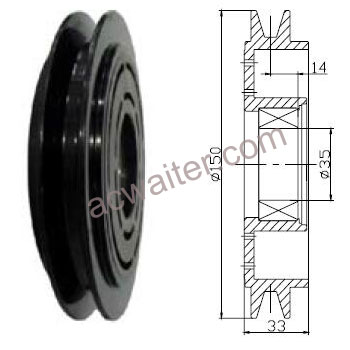 21-50598 Compressor: ZexelDKS22/TM21