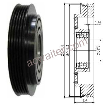 21-50613 Compressor: CalsonicCR14